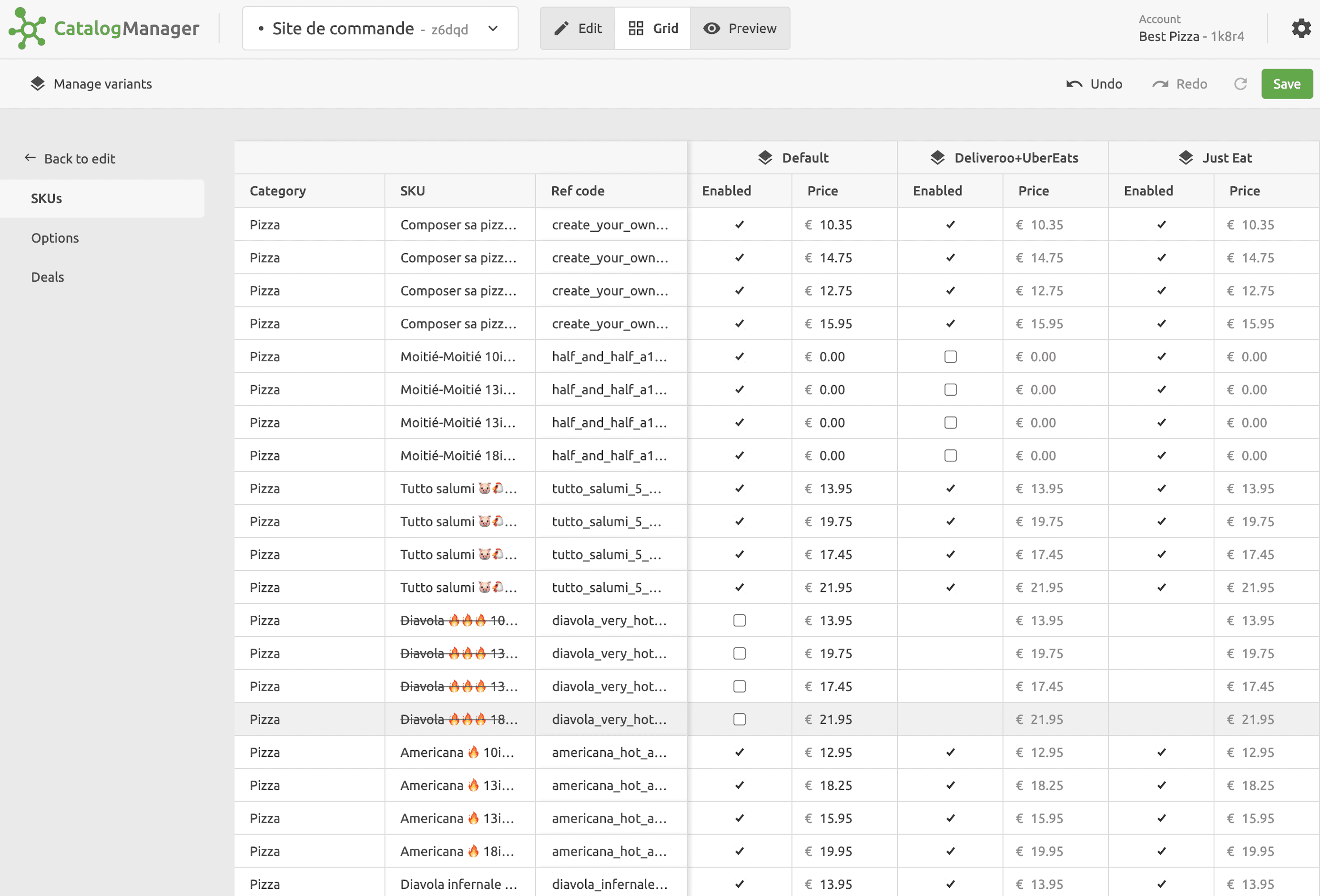 Catalog Manager
