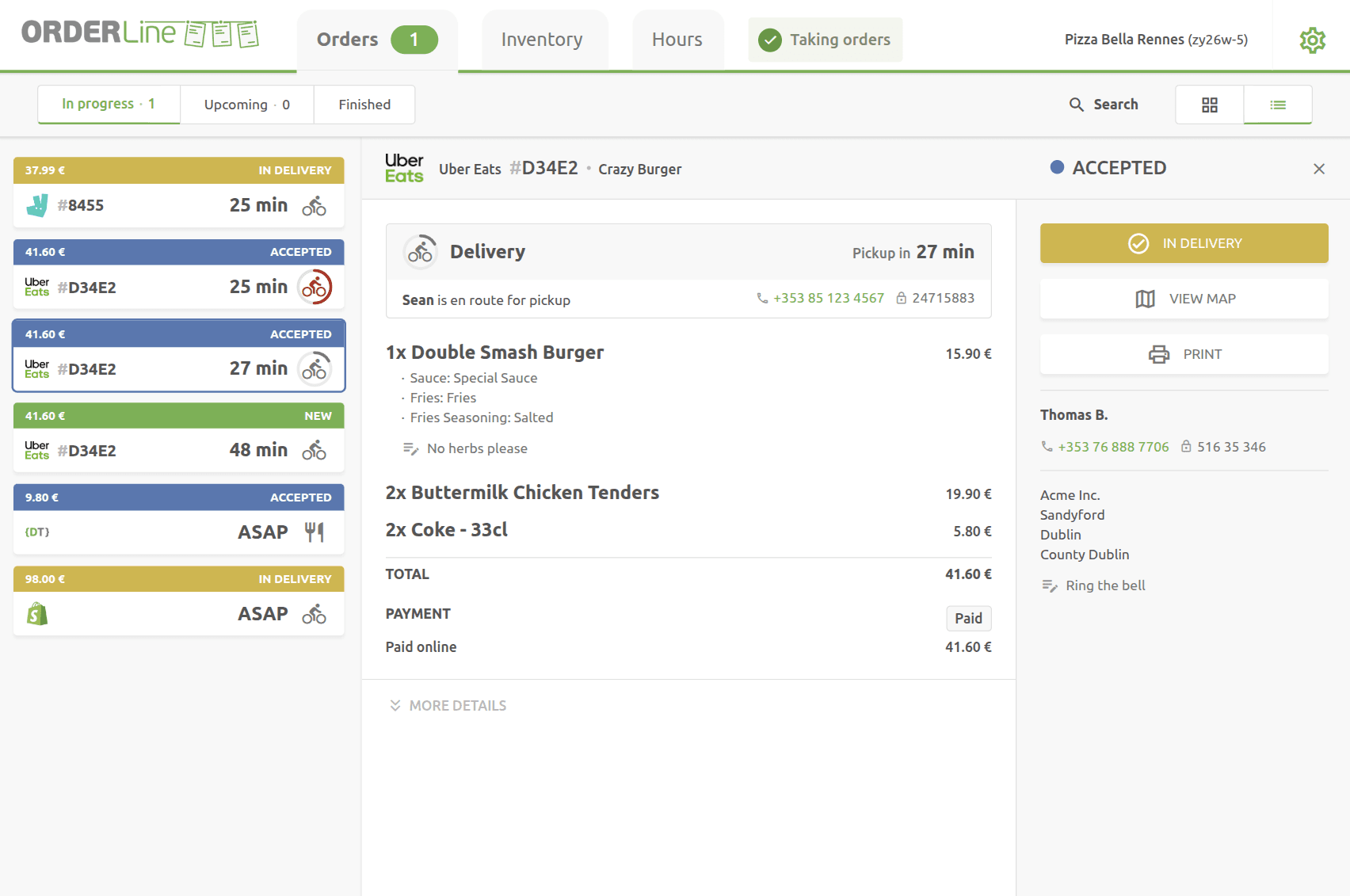 OrderLine