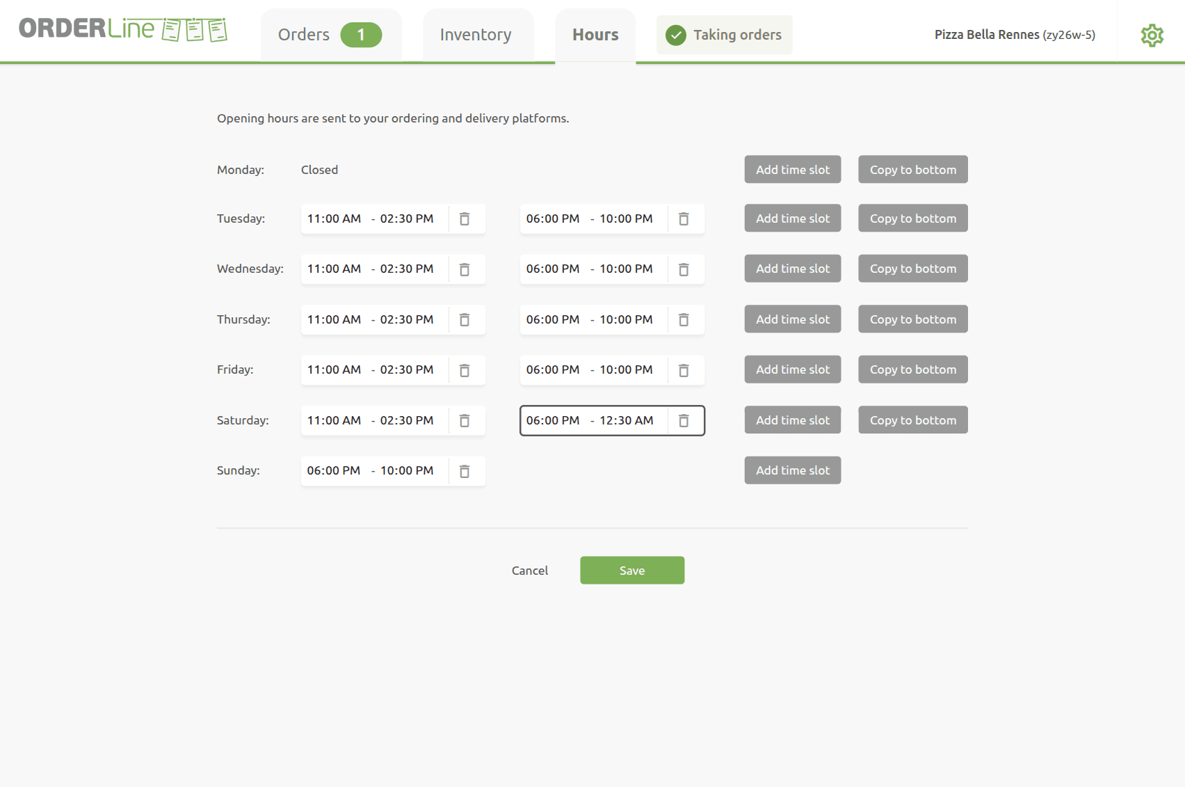 OrderLine