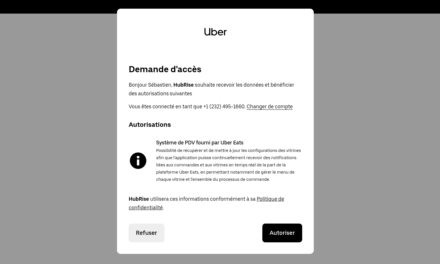 Propriétaire – Autorisation
