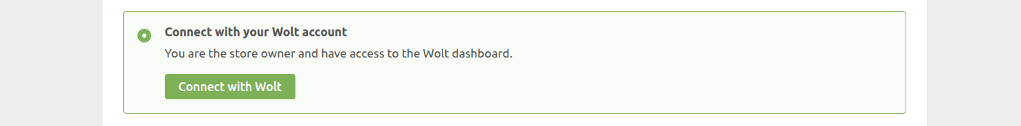 Connect with your account