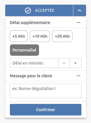 Ajout d'un délai sur une commande dans OrderLine