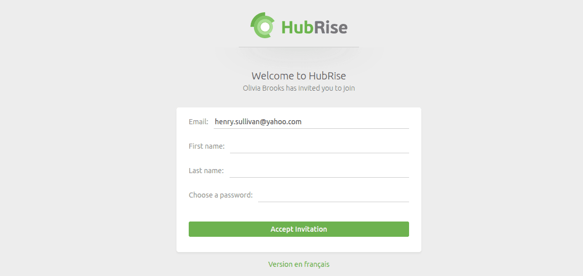 Password Setup