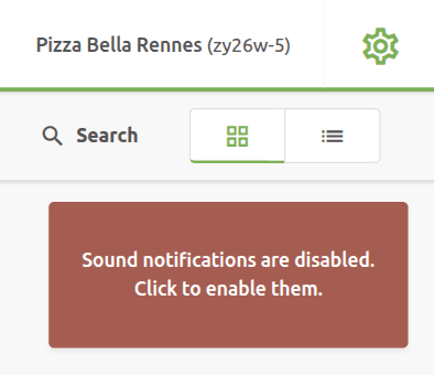Sound Notification Popup