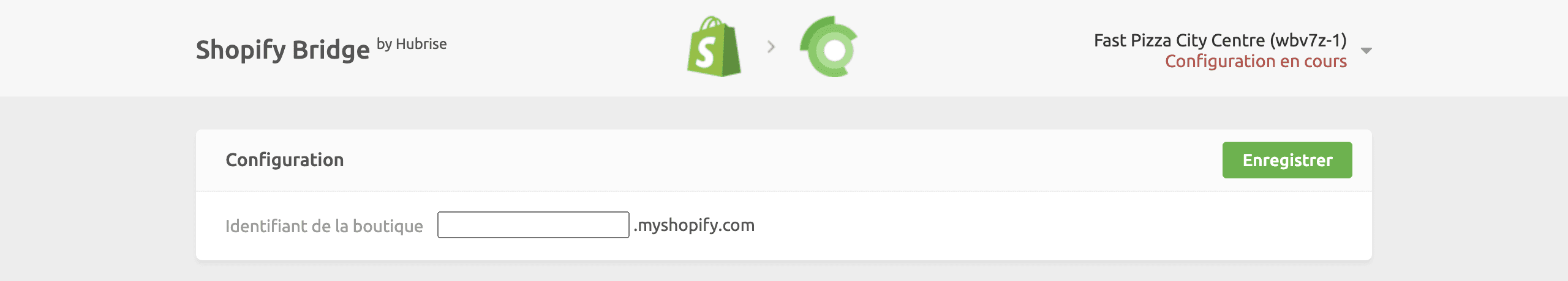 ID de la boutique Shopify