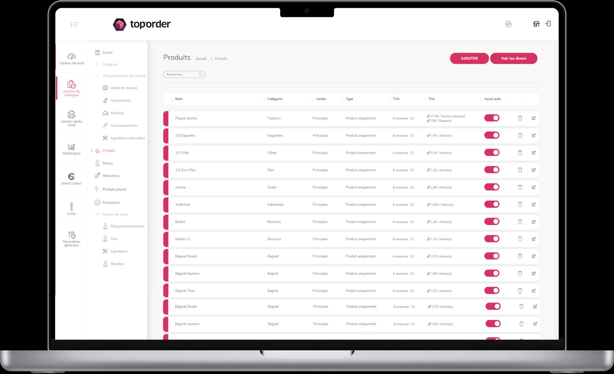 Toporder
