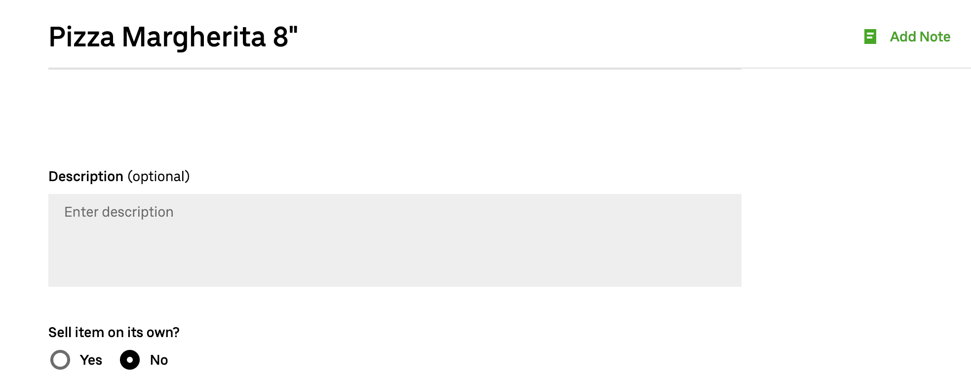 Sku name and sell item on its own choice