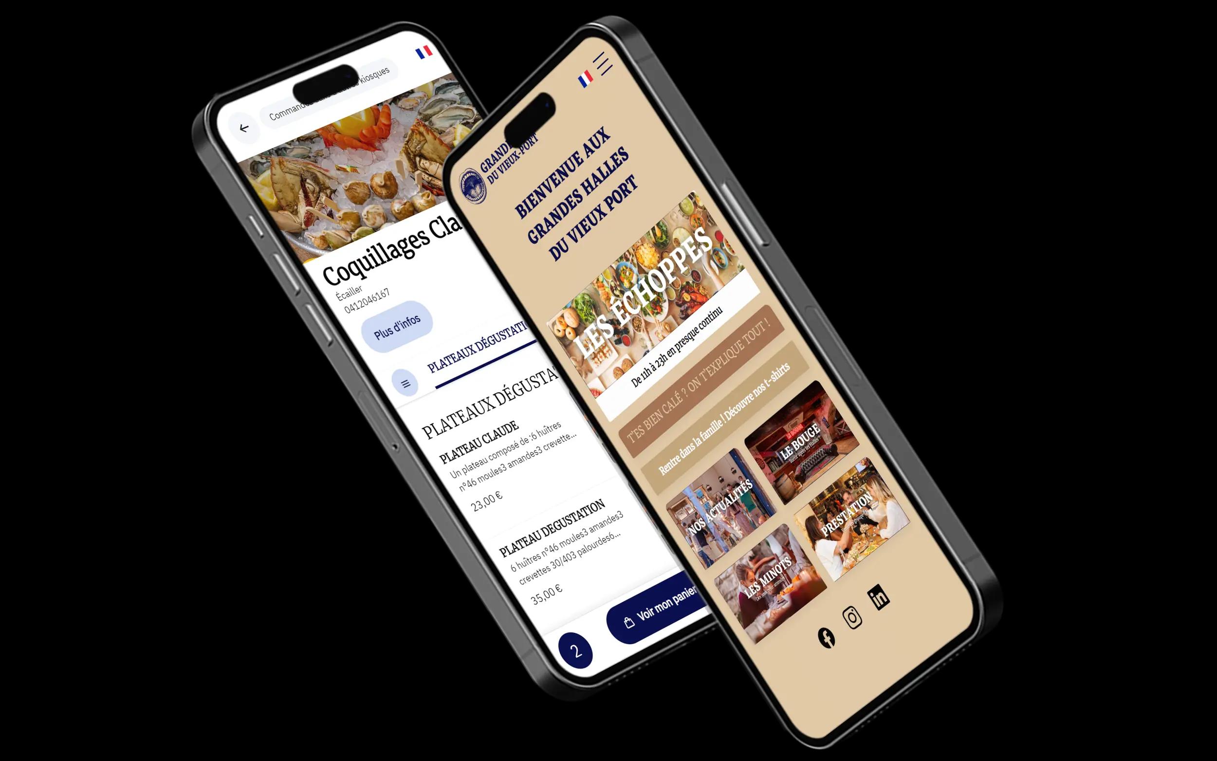 DOOD's app for Les Grandes Halles du Vieux Port