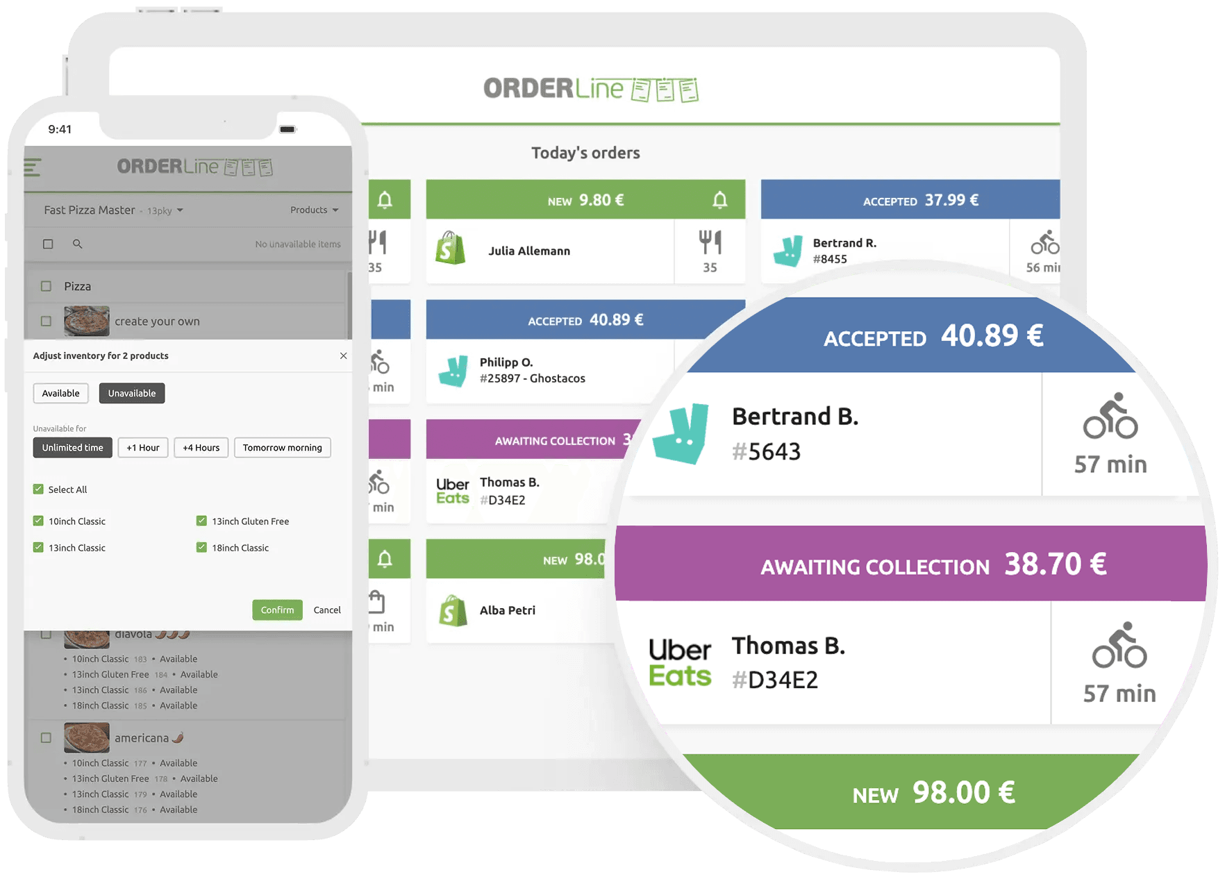 OrderLine – Une app pour recevoir vos commandes